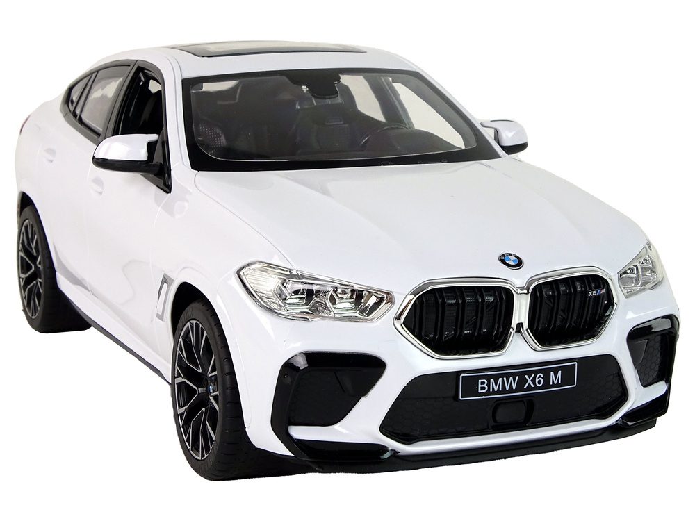 Auto R/C Bmw X6 M 1:14 Rastar Białe - obrazek 3