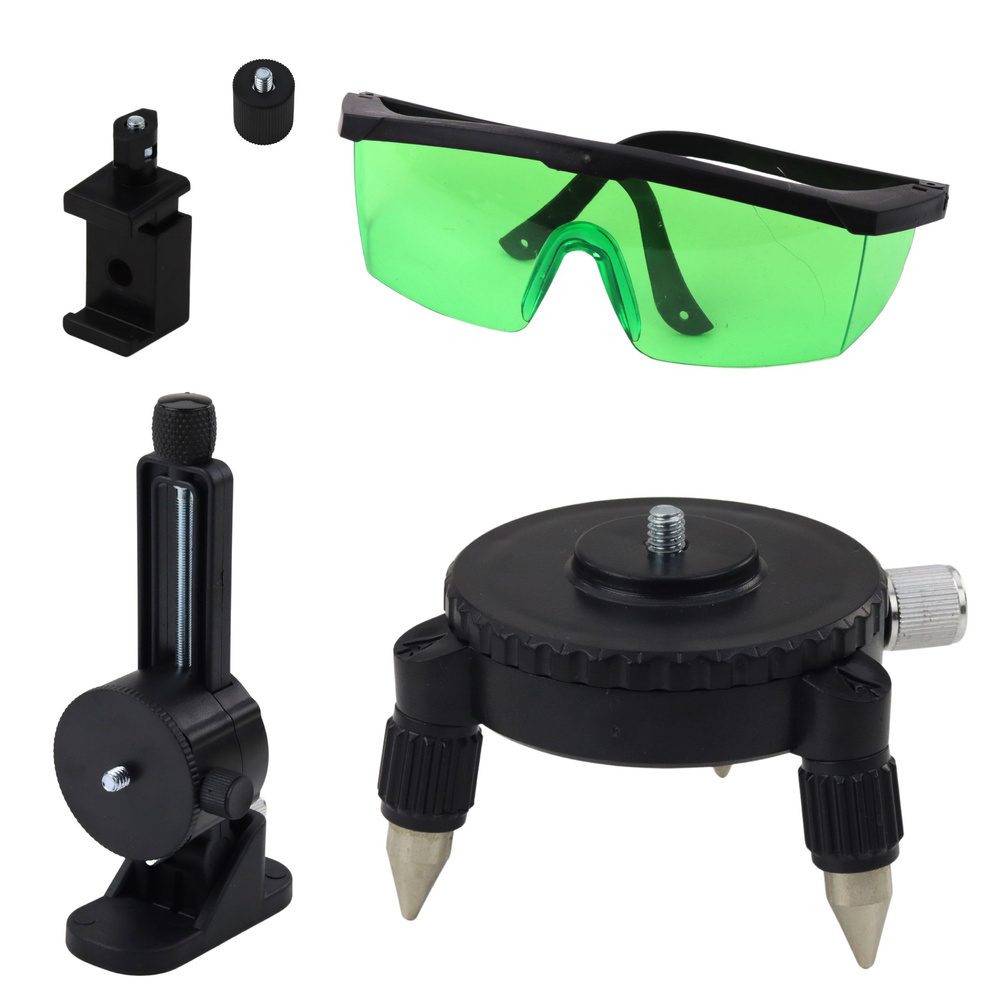 Poziomica Laserowa Płaszczyznowa 4D 16 Linii Walizka 2 Akumulatory Niebieska - obrazek 5