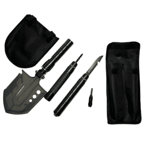 Saperka Wojskowa 16w1 Narzędzia Taktyczne Survivalowe Nóż Krzesiwo Tasak