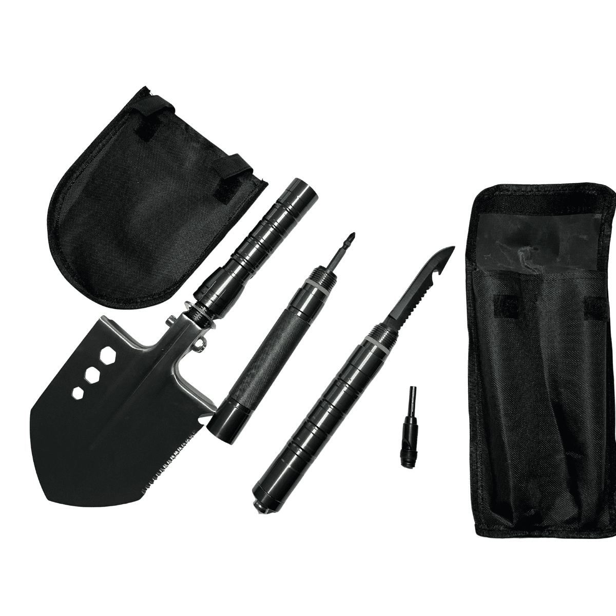 Saperka Wojskowa 16w1 Narzędzia Taktyczne Survivalowe Nóż Krzesiwo Tasak - obrazek 4