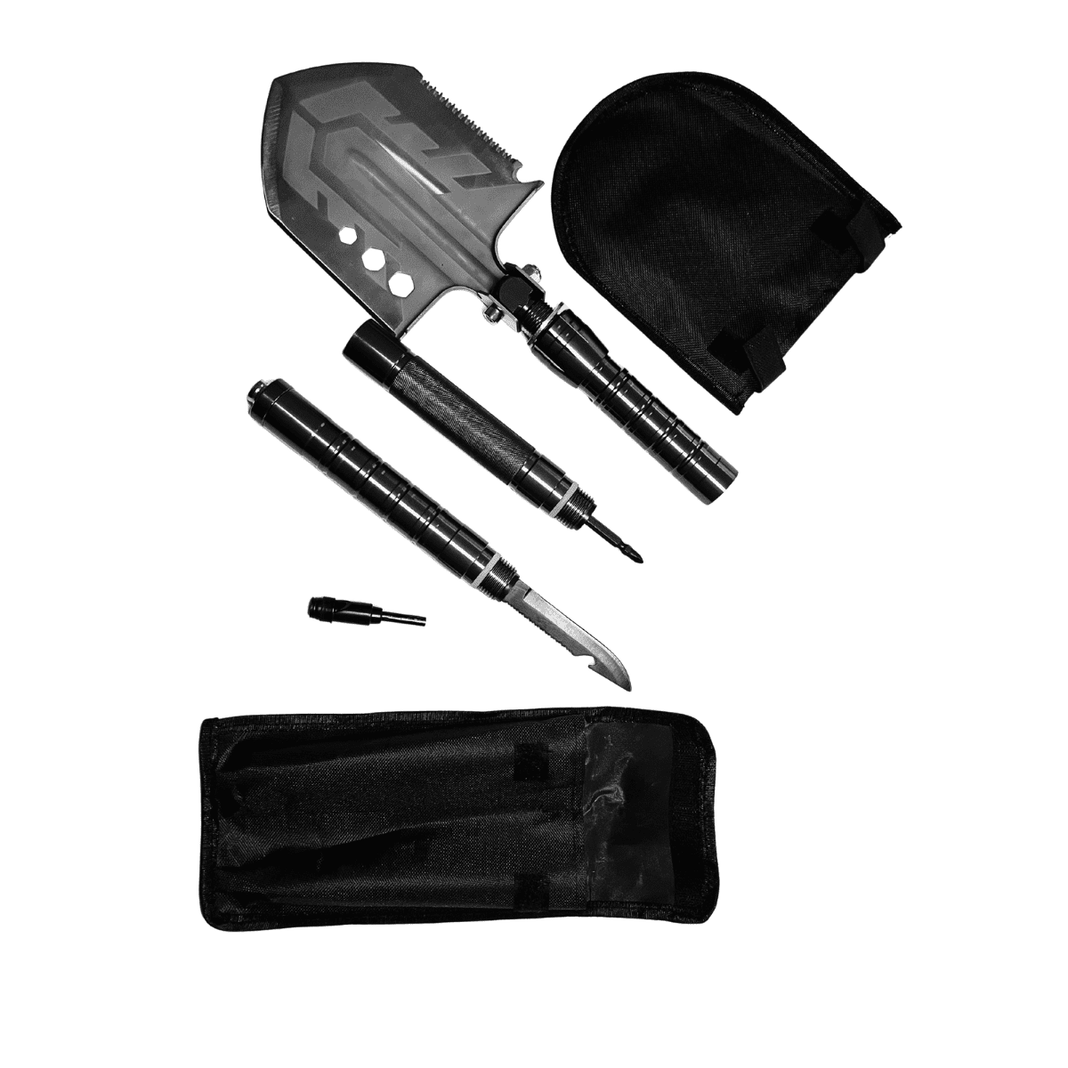 Saperka Wojskowa 16w1 Narzędzia Taktyczne Survivalowe Nóż Krzesiwo Tasak - obrazek 8