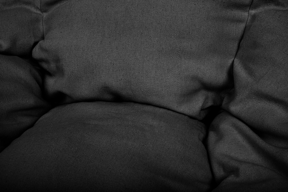 Poduszka na huśtawkę wiszącą bocianie gniazdo XXL czarna - obrazek 7