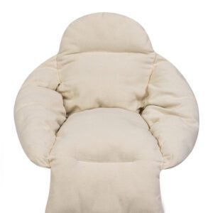 Poduszka  na huśtawkę wiszącą bocianie gniazdo XXL ecru