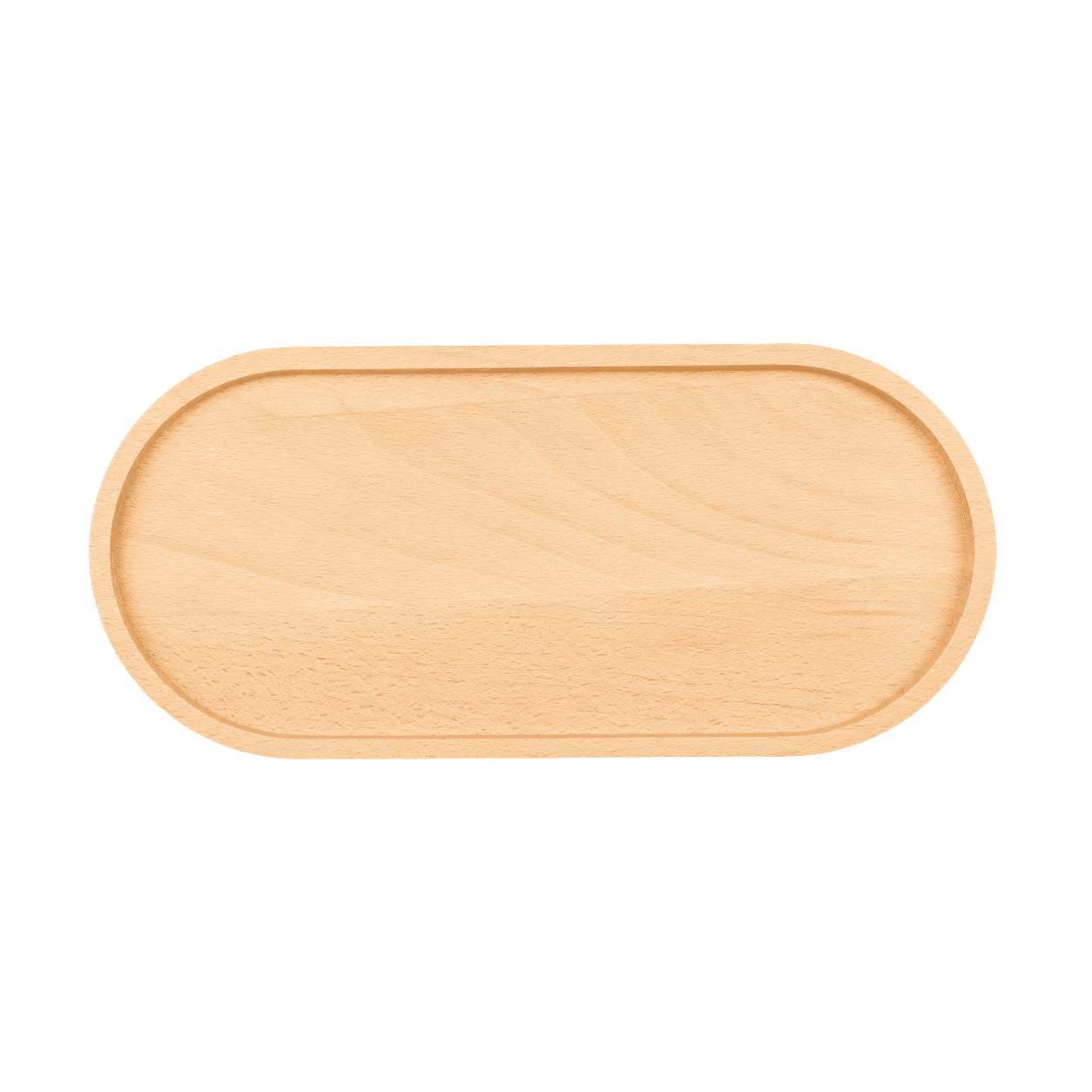 MIREXA Podstawka drewniana bukowa owalna 26x12cm